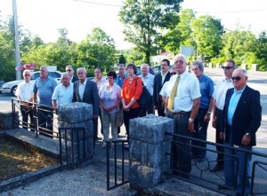 Delegacije Općine Matulji, UABA Liburnije-Podružnica Matulji na polaganju vijenaca i odavanja počasti poginulim borcima NOB-e i braniteljima Domovinskog rata