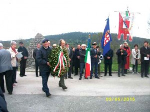 Delegacije ANPI Comune di Fiume veneto,  Općine Matulji i UABA Liburnije  polažu vijence