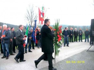 Delegacije ANPI Comune di Fiume veneto,  Općine Matulji i UABA Liburnije  polažu vijence